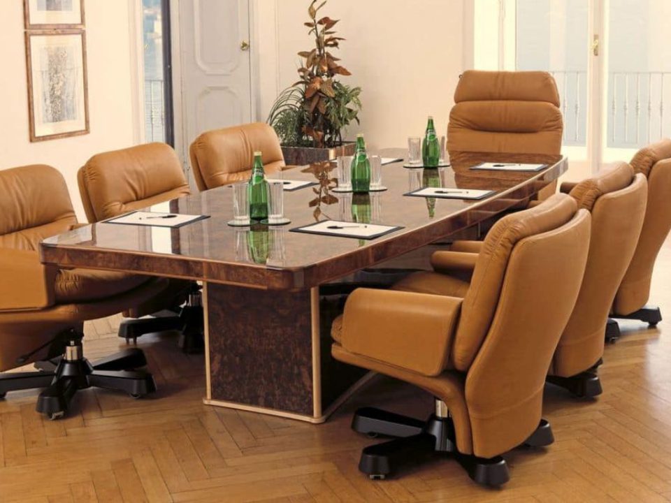 Executive Conference Table and Conference Chairs