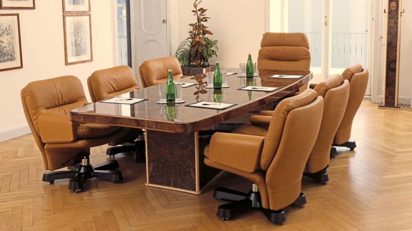 Executive Conference Table and Conference Chairs