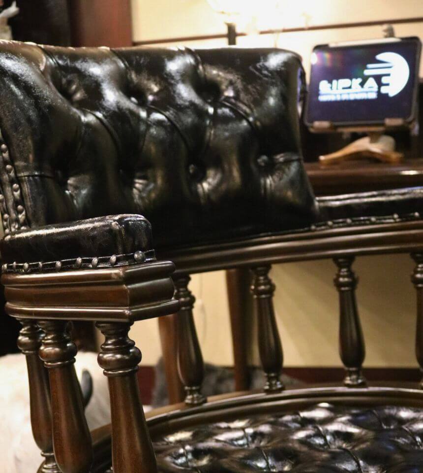 Black Leather Executive Chair