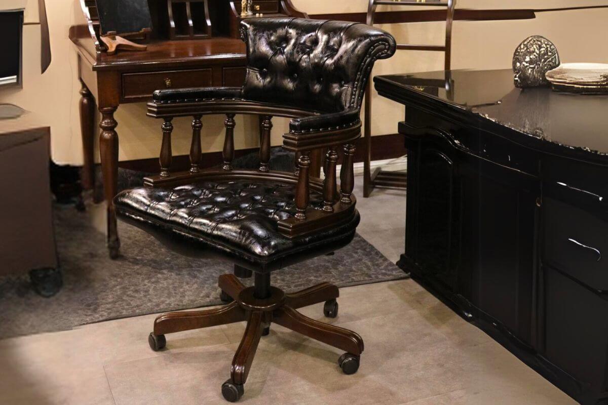 Black Leather Executive Chair